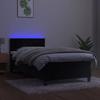 VidaXL Sommier à Lattes de Lit avec Matelas et LED, Lit Rembourré, Lit Simple, Lit Adulte de Chambre à Coucher Intérieur, 3134383