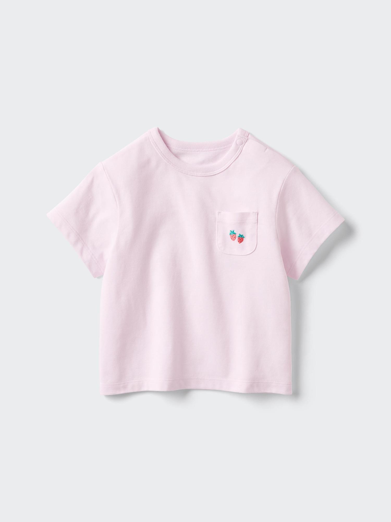 

Футболка Uniqlo Japan Air Rhythm Cotton Crewneck 10 PINK/80
