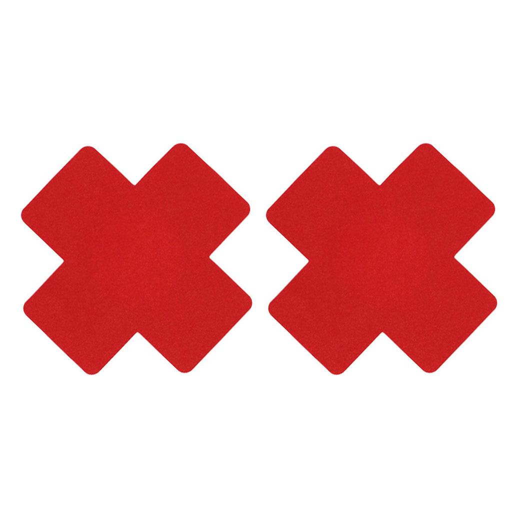 Bra Sexy Cross Nipple Covers Disposable Black Breast Pasties Stickers Nipple Patch Chest Paste Pad Women Intimates Accessories