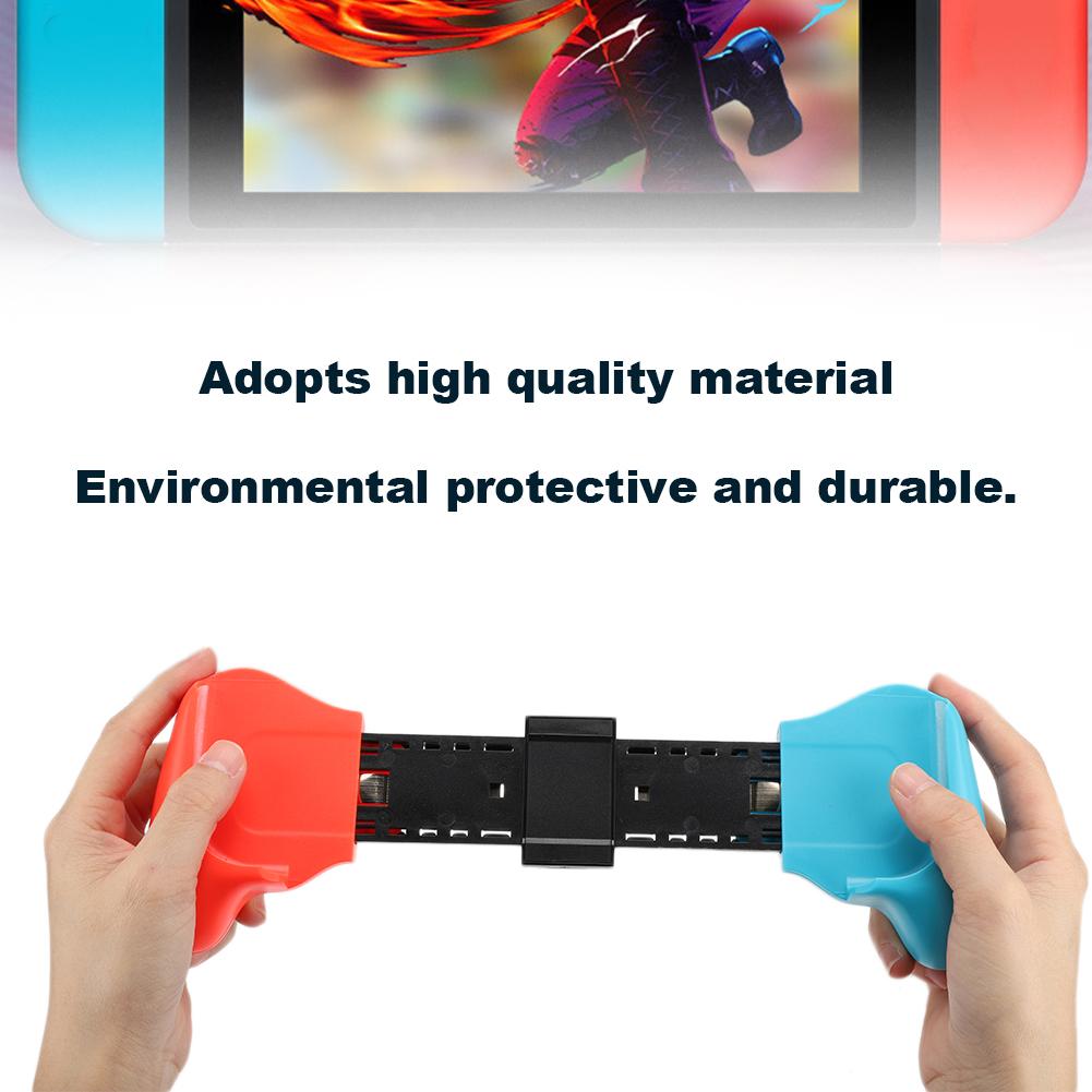 Universal for Switch Lite Game Console Controller Gamepad Ergonomic Hand Grip with StandRed blue