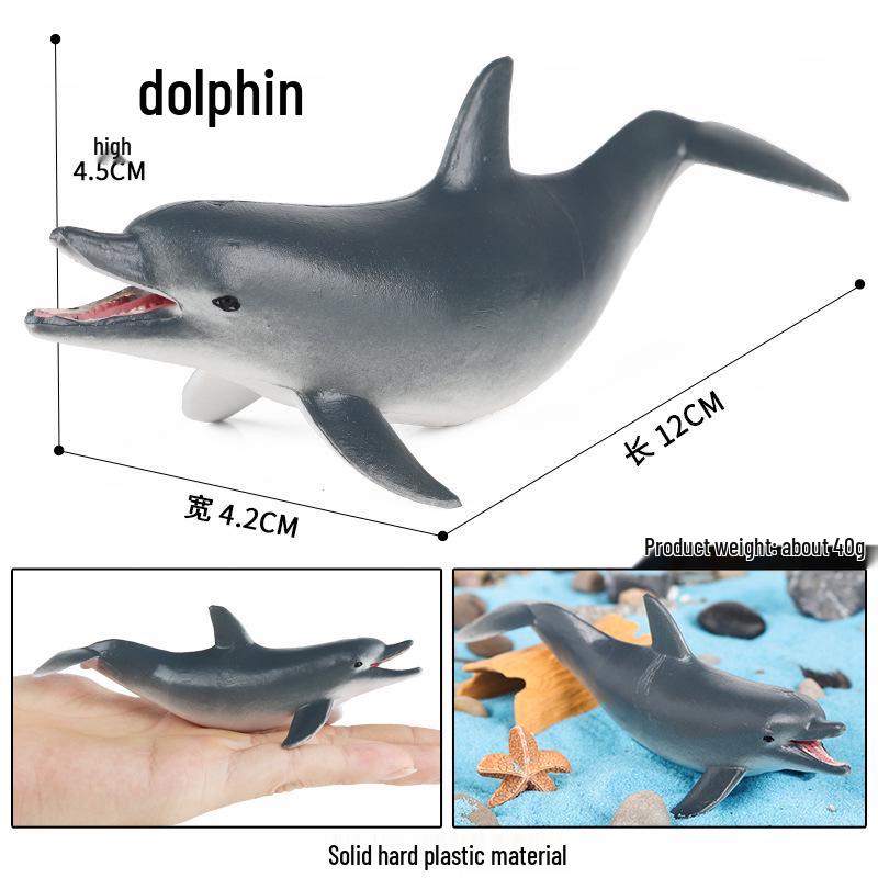 Polar Wildlife Animal Model Toy Set: Polar Bear & Penguin