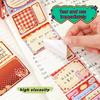 1/2Boxs Cute Pony Retractable Sticky Note Tape Has Stickiness Tearable Sticky Note Paper Cartoon Message Notes Stationery
