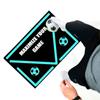 Football Footstep Training Mat Absorbing Silent Dribble Aid Non Slip Dribbling Ball Control Football Footstep Mat Indoor Ourdoor For Children Adults