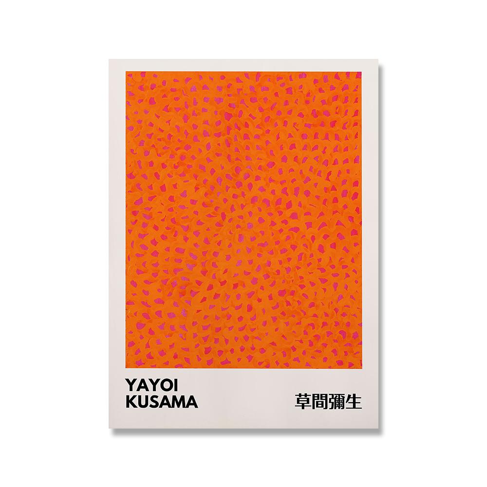 Mark Rothko Exhibition Poster Blue Pink Yellow Art Print Yayoi Kusama Vintage Museum Wall Picture Abstract Painting Home Decor