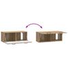 Wall Mounted TV Cabinet Artisan Oak 78.5 x 31 x 30 cm
