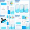 Gradient Diamond Painting Tool Set: Two-Color Dotting Tray, 28-Grid Storage Box, Dotting & Crystal Accessories