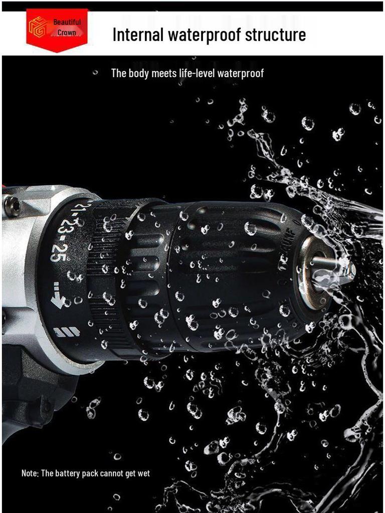 Industrial Grade Dual-Speed Rechargeable Lithium Hand Drill & Electric Screwdriver