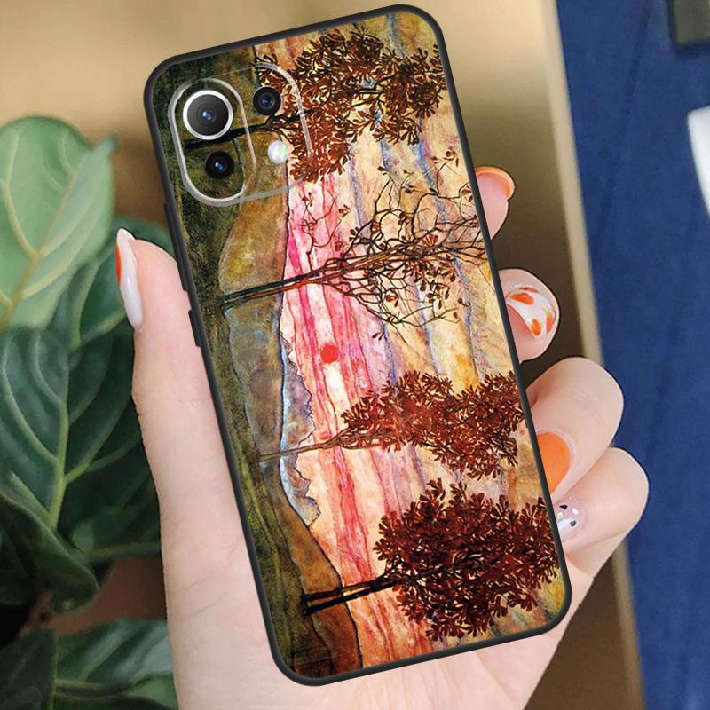 Egon Schiele Kunst Hülle Für Xiaomi 15 14 Ultra 13T 14T 15T Pro 17 Pro Max POCO X7 Pro X5 X6 F5 F6 F7 F8 Hülle