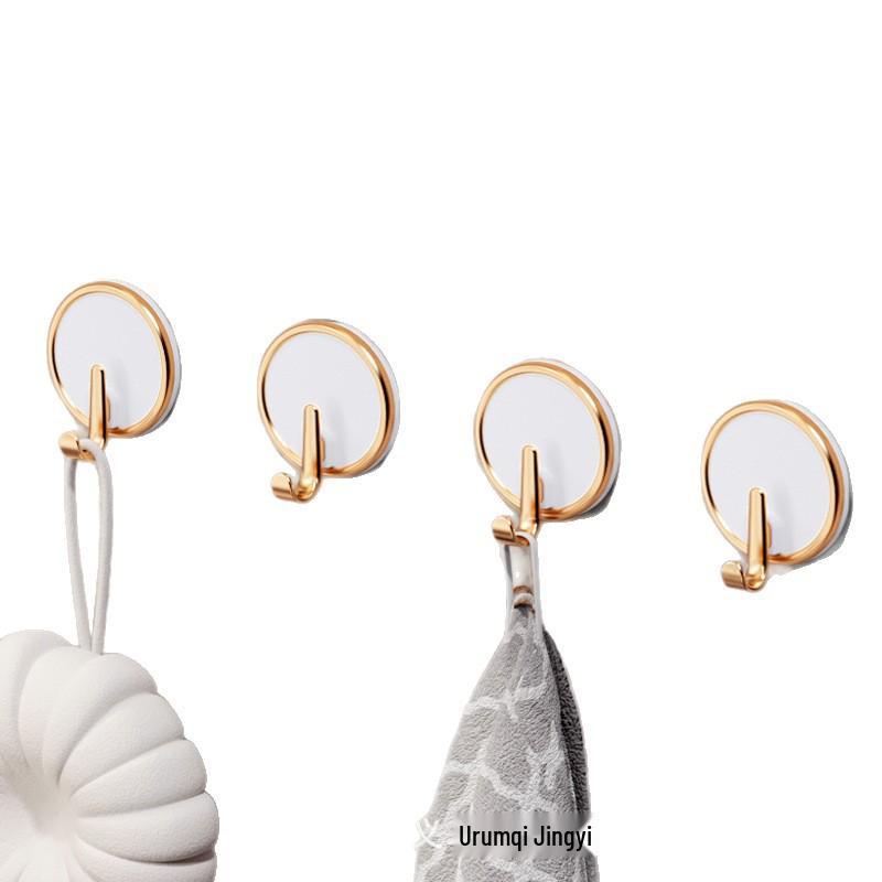Elegant No-Drill Adhesive Door Hook for Coats & Hats