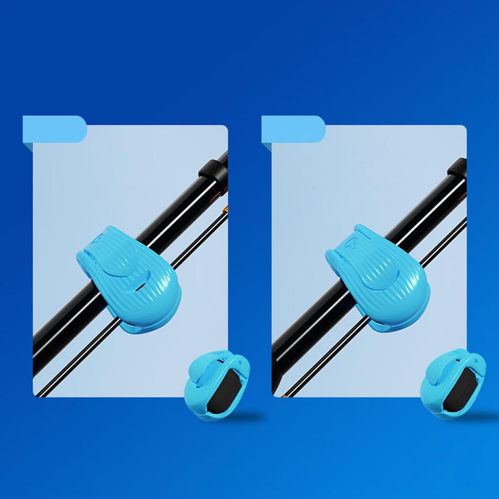 Fishing Rod Holder Clips Anti-Slip Foam Organizer Adjustable Two Lock Mode Fishing Pole Clips For Boat Wall Garage Pier Shore