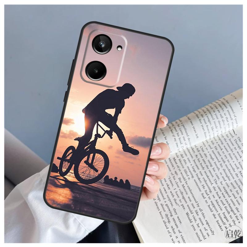 BMX Bike Extreme Sport For Realme C53 C55 C75 C71 C61 C33 C63 C51 C65 C67 11 12 13 14 Pro Plus GT6 GT7 15 Pro Case