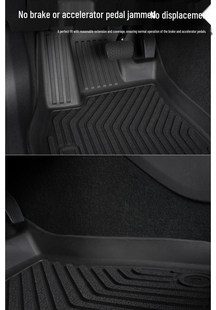Eco-friendly TPE Floor Mats for 23-24 Yangwang U8 - Custom Car Interior Modification