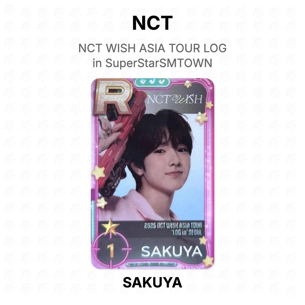 NCT WISH ASIA TOUR LOG in SuperStarSMTOWN Official Photocard