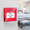 Transparent Hinged Call Point Cover Fire Alarm Cover Manual Alarm Button Cover Fire Alarm Cover High Transparency Material