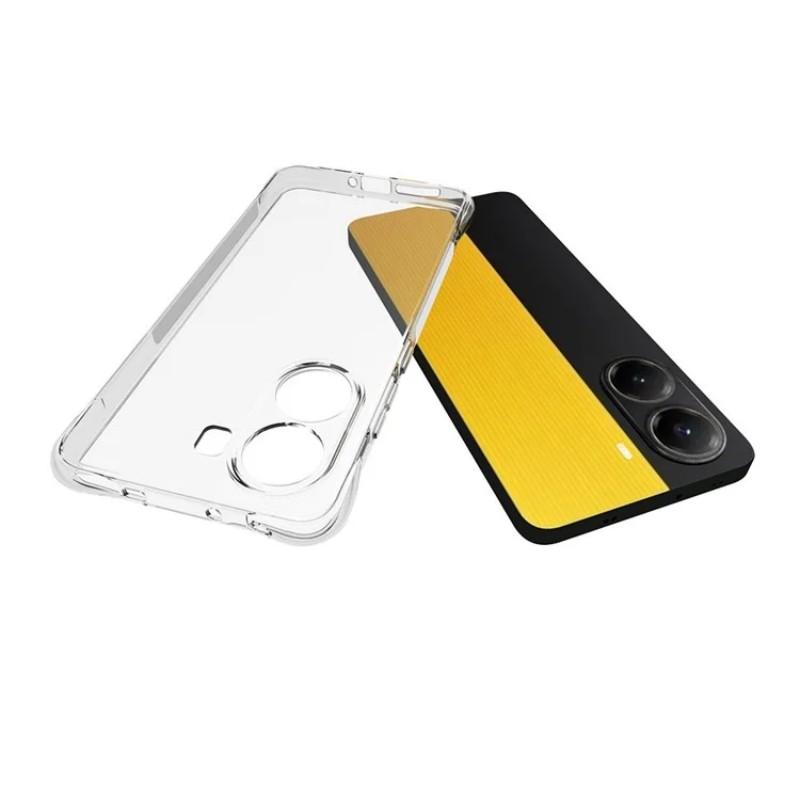 For Xiaomi Redmi Turbo 4 5G/Xiaomi Poco X7 Pro 5G Clear TPU Case WANLONFENG TM Series 2.0mm Phone Back Cover