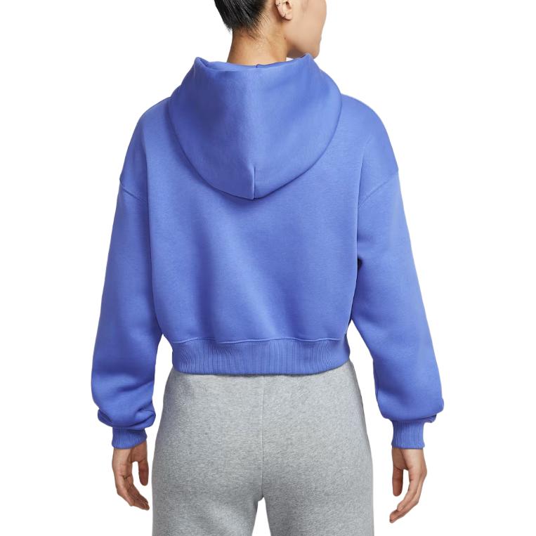 Nike Phoenix Fleece Loose Short Hooded Long Sleeve Sweatshirt Women tops IF0259-460
