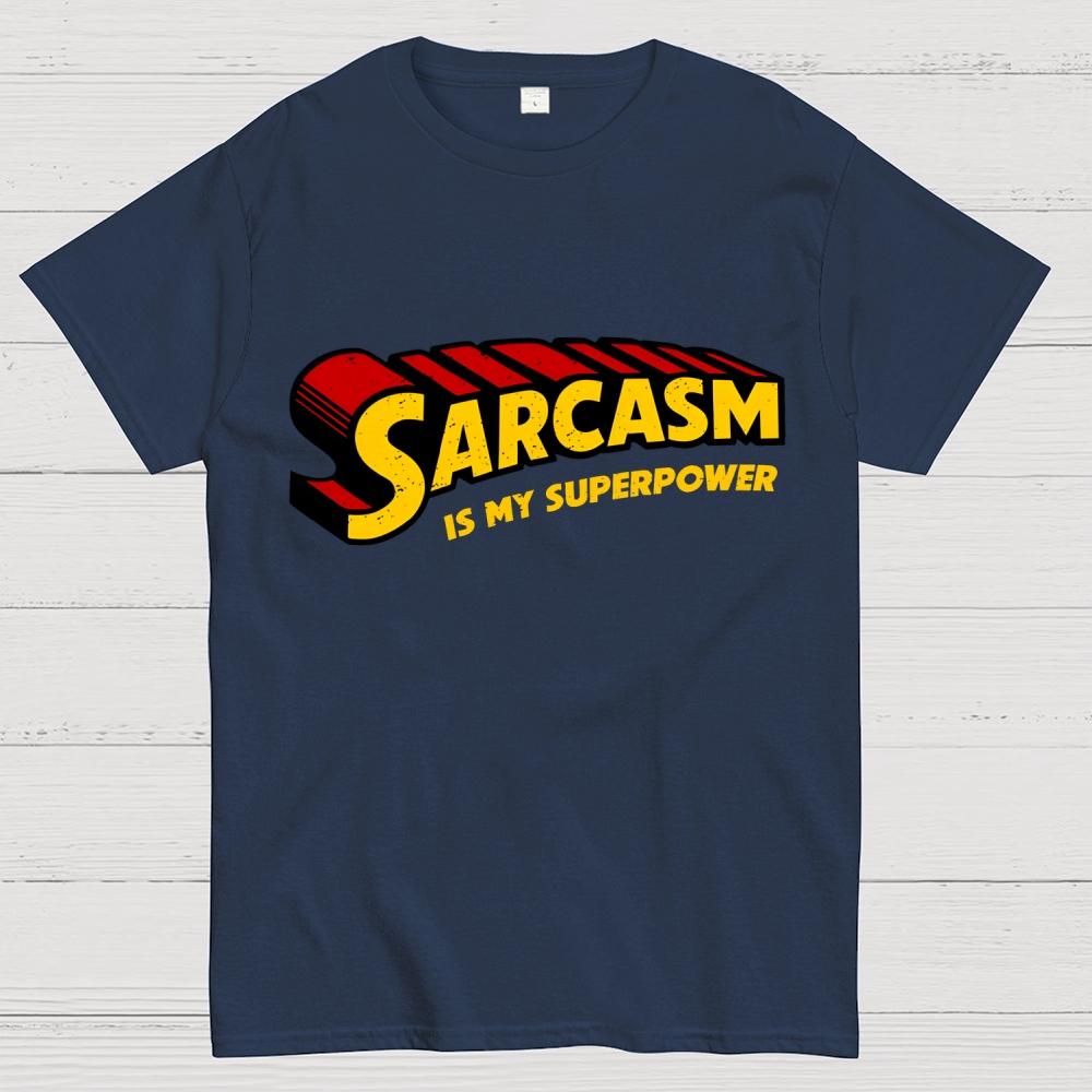 Sarcasm Cotton Summer Casual Cool Loose T-Shirt