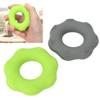 2pcs Hand Grip Strengthener Silicone 40lb Green Exerciser Ring 40lb Gray Strength Ring for Muscle Training Massage