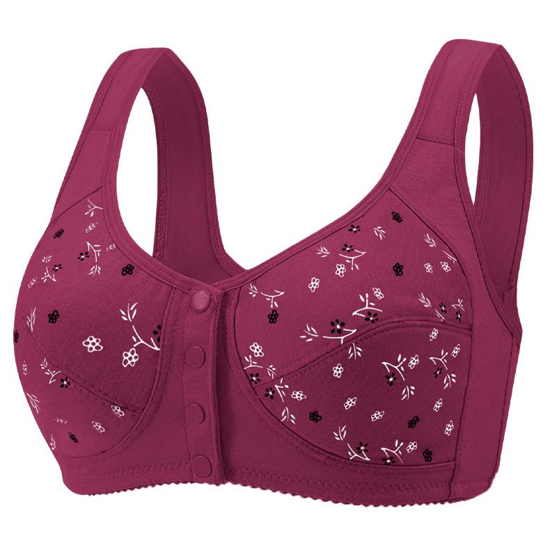 Women Wirefree Tank Style Bras Front Closure Bralette Female Confortable Breathable Underwear Large Bust Cup Underwear L-5XL
