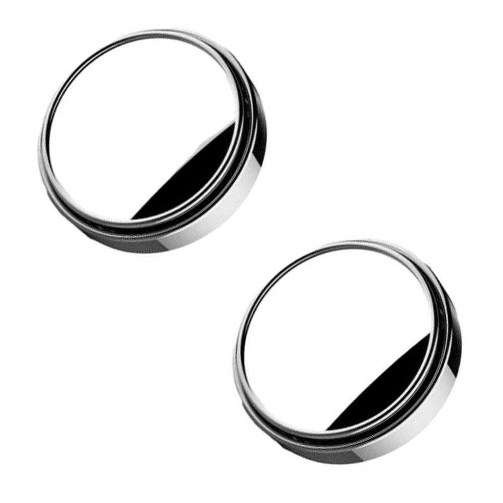 2Pcs Car Reverse Blind Spot Mirrors Auxiliary Rearview Convex Mirror Wide Angle Mirrors For Car Round HD Rearview Parking Mirror