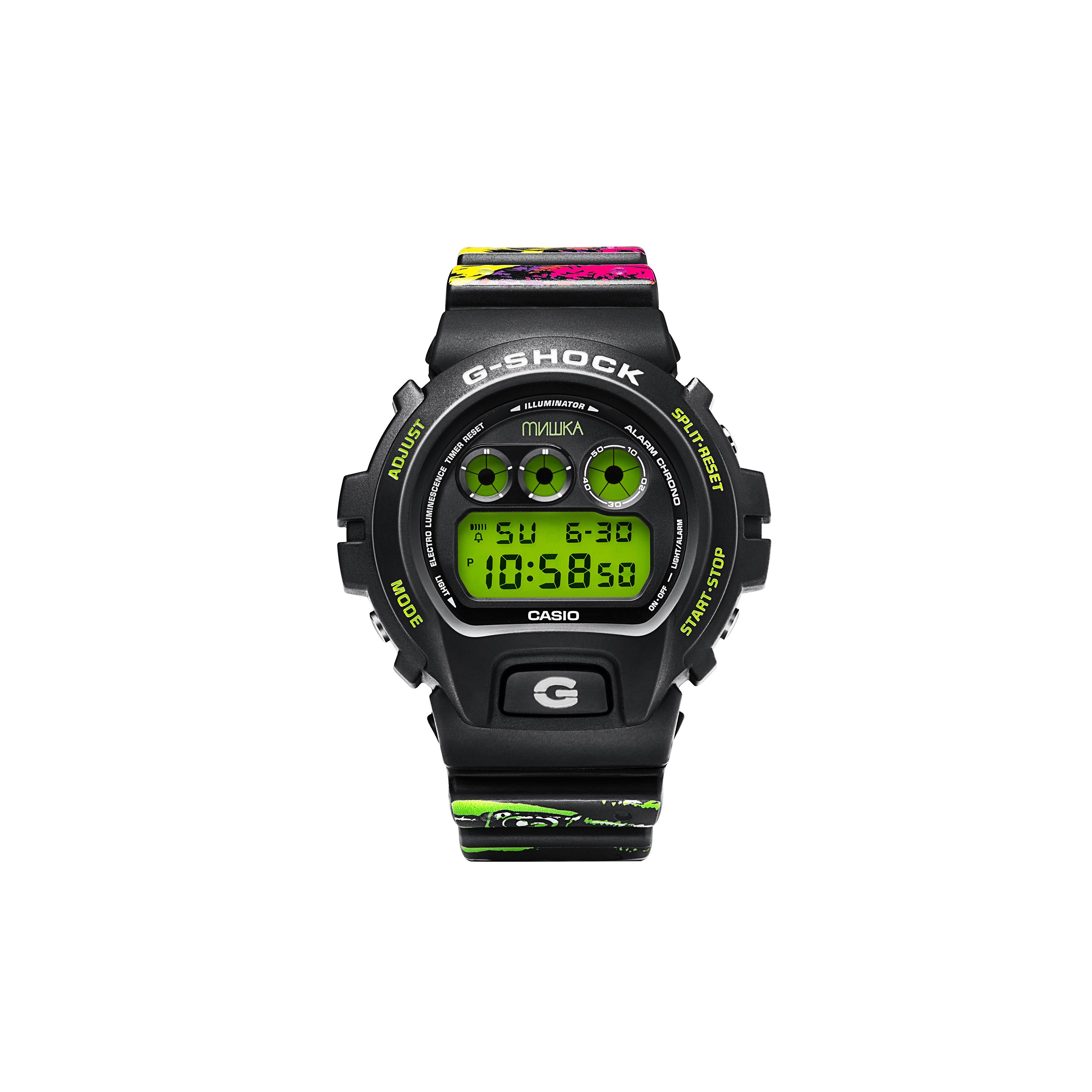 

Casio G-Shock Mishkanyc Collaboration Big Eye Waterproof Sports Quartz Watch Resin Strap Men watches Black MKNYCSB001 Black