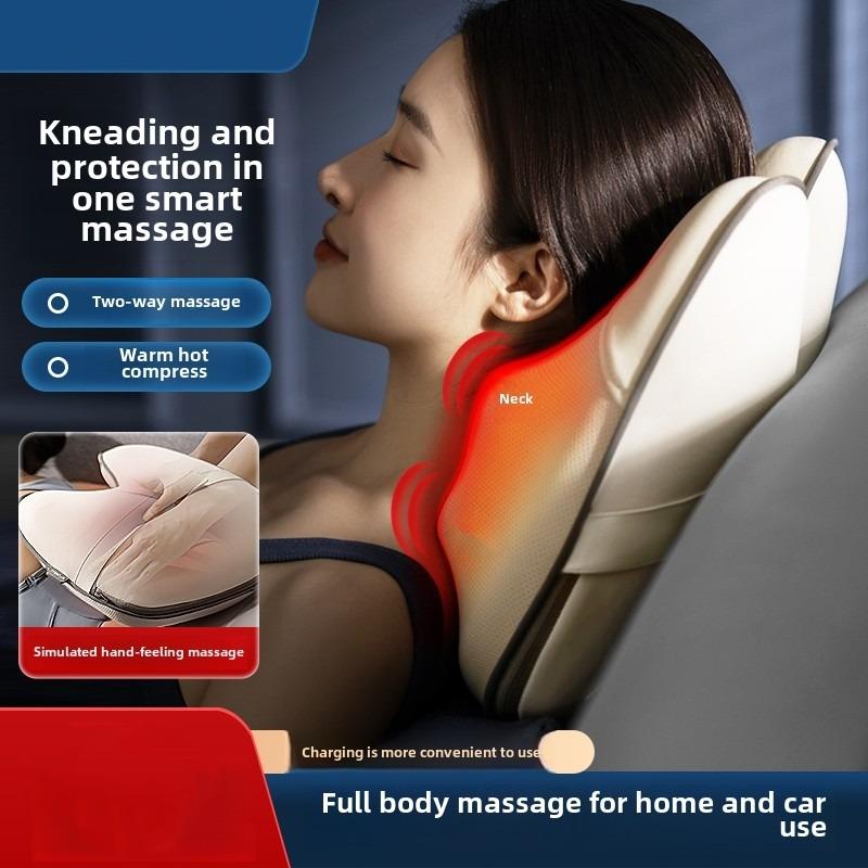 Back Massager with Heat FSA/HSA Eligible, wirelessly Neck for Deep Tissue, Shiatsu Shoulder Massage Pillow Full Body, Ideal Gift