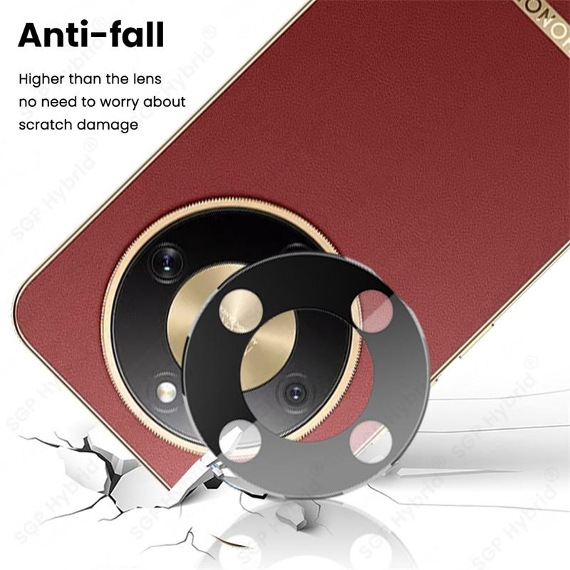 3Pcs 3D Tempered Glass Curved Back Camera Protector Cap For Honor X9d Magic8 Lite Magic 8Lite 8 Light 5G MTN-NX1 6.79" Lens Film 4