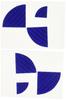 HASEPRO Magical Carbon [Emblem 3-piece Set] (Blue) BMW 3 Series