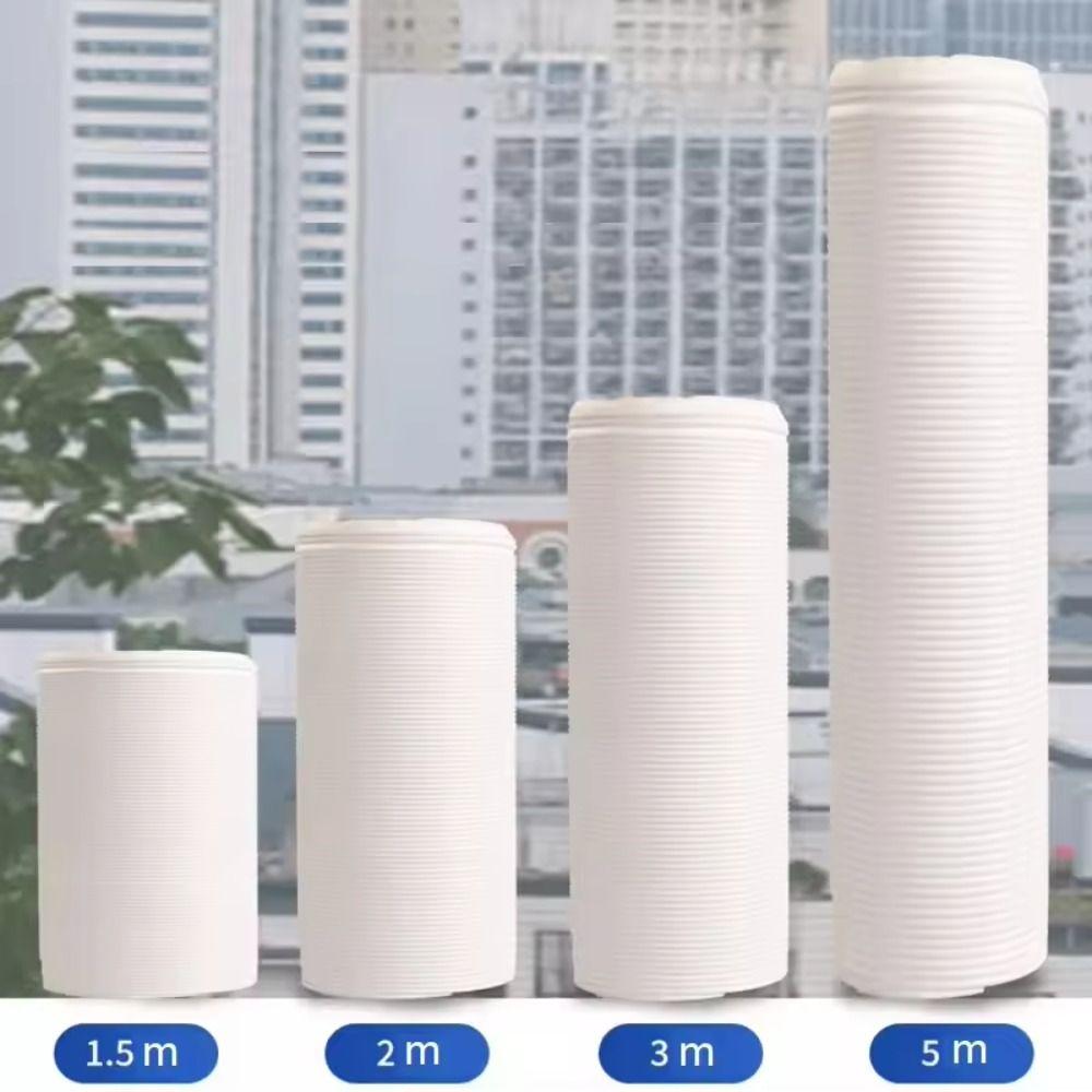 Mangueira de Exaustão Retrátil para Ar Condicionado Tubo de Escape para Ar Condicionado Portátil Ventilação Doméstica