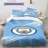 City Team Bedding Quilt Set Quilt Cover Pillowcase Home Decoration Birthday Gift (1 * Duvet Cover + 2 * Pillowcase, Without Core)