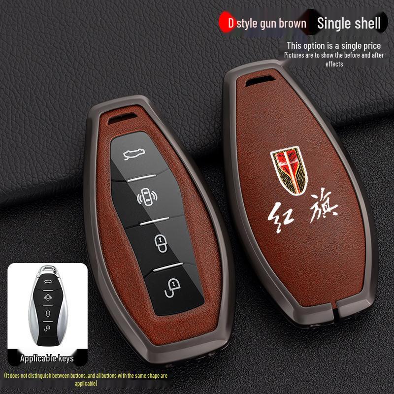 2023 Hongqi H5/H6/HS5 Men's Key Case for HS3 & HQ9 with EQM5 High-End Shell