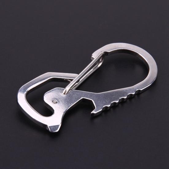 Multifunctional Durable Keyring Key Holder Keychain Bottle Opener Outdoor Tool