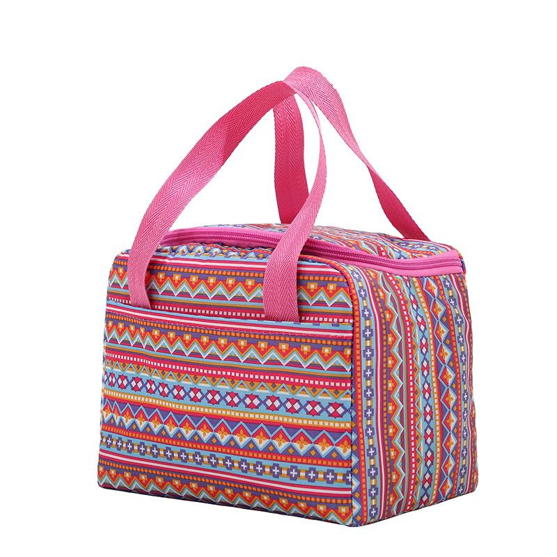 Tragbare Isolierte Thermische Lunchtaschen Tasche Reißverschlussversiegelung Große Kapazität Pendeln Büro Outdoor Picknick Schule Brunch Tragetasche