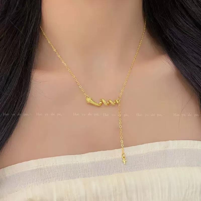 

Autumn and winter gentle and elegant pearl necklace women s high sense niche literary and retro sweater chain collarbone chain