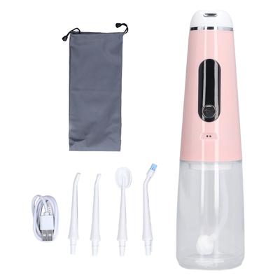 Limpador de Dentes Elétrico IPX7 à Prova d'Água Bico Rotativo 360 graus 3 Modos 4 Pontas Recarregável USB Oral