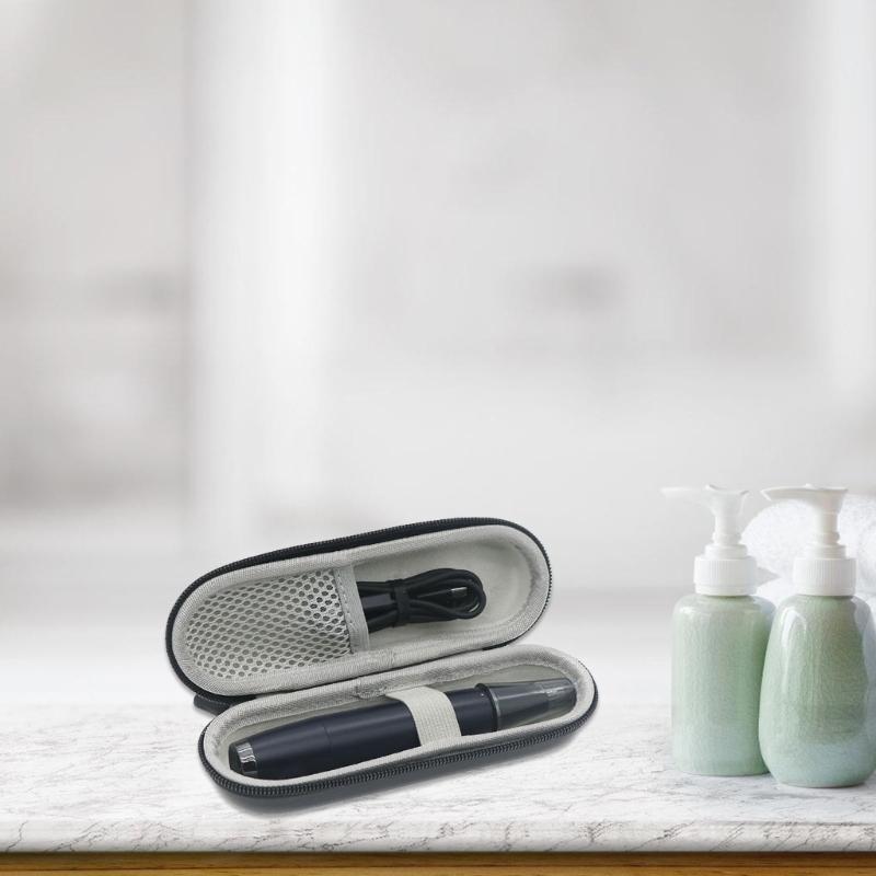 EVA Hartes Reise-Trageetui Aufbewahrungstaschen Weiche Auskleidung für Nasenhaartrimmer Schutzkoffer