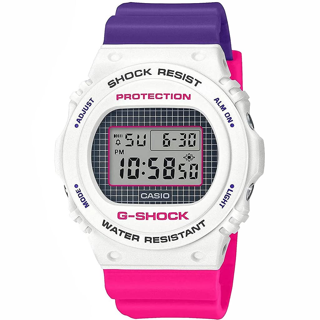 

CASIO Casio G-SHOCK Digital Display Calendar Round DW-5700THB-7JF Men s Watch