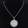 The Planets Mercury Stainless Steel Necklace Seal of Seven Archangels Secret of Universe Necklaces Jewelry talismanes poderosos