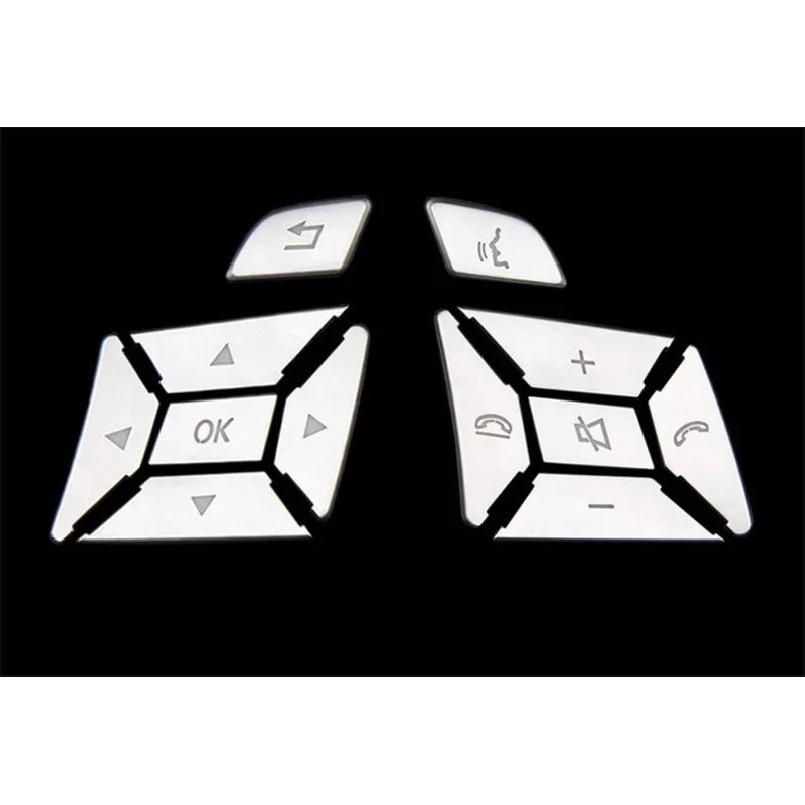 Lenkrad-Tastenschalter-Trimmabdeckungsaufkleber für Mercedes Benz ABCE Ml Gl Cla Gla Glk Sl Slk-Klasse W176 W246 W212 W204
