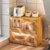 Bamboo Kitchen Dish Drying & Storage Cabinet