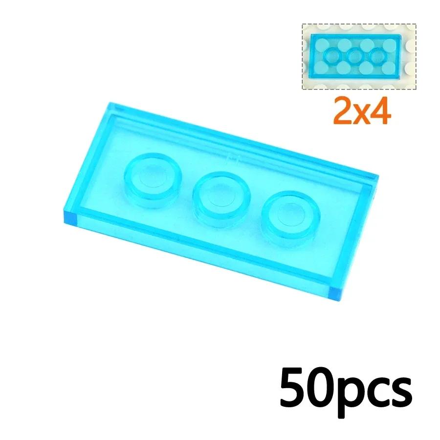 Compatible 3069 63864 2431 6636 3068 87079 Transparent Smooth 1x2 1x3 1x4 1x6 2x2 2x4 Bricks Ceramic Tile Clear Building Blocks