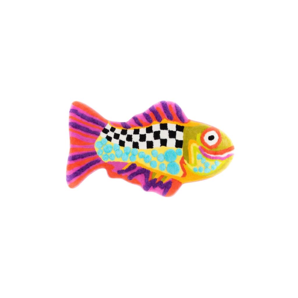 Faux Cute Shaped Floor - Fish Pattern, Stain- Easy-Clean Doormat, Non- -Absorbent Bathroom for Entryway, 40 cm