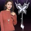 Versatile Trendy Fashion Sweater Necklace: Exquisite High-End Temperament Chain for Stylish Clothing Accessories