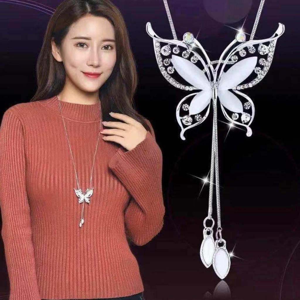 Versatile Trendy Fashion Sweater Necklace: Exquisite High-End Temperament Chain for Stylish Clothing Accessories