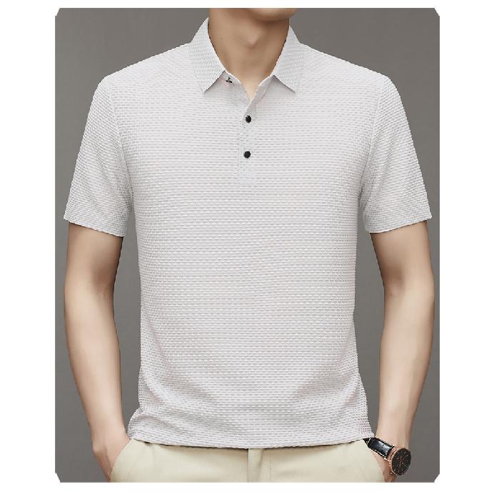 Summer New Quick Drying Lapel Polo Shirt With Button Pocket For Men'S Sports Polo Shirt Fitness And Casual Slim Fit Daily Work Shirt