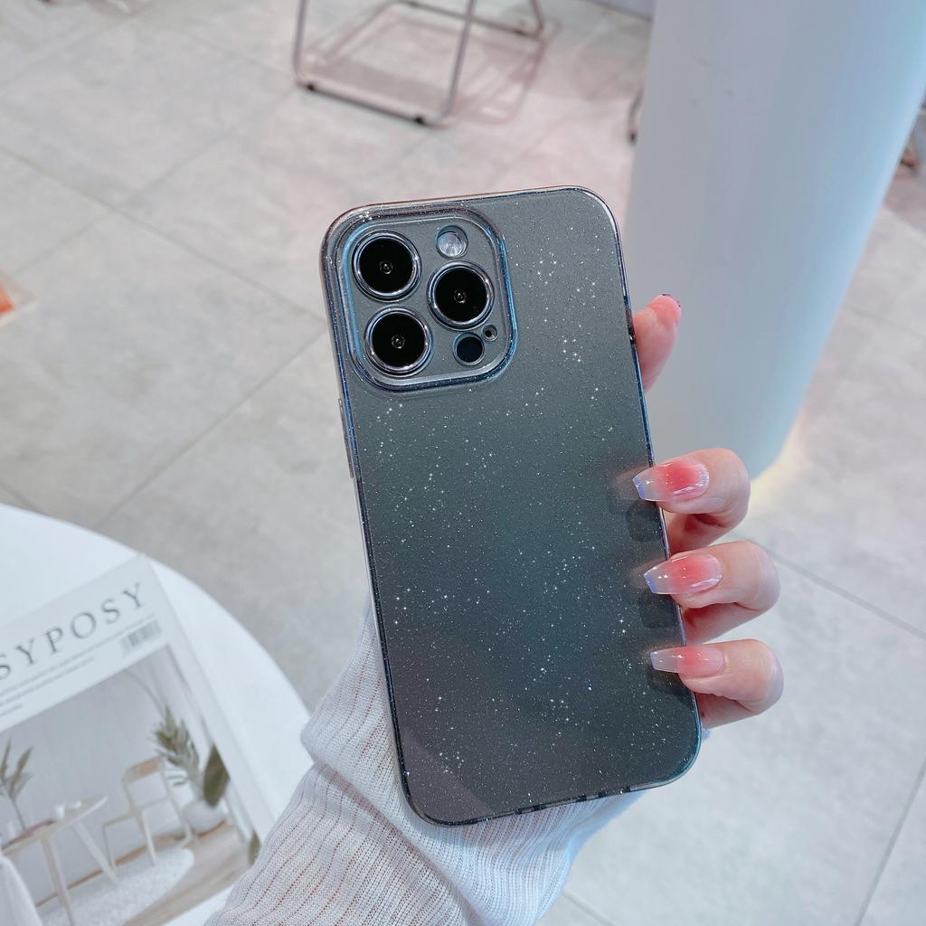 Luxury Bling Glitter Neon Candy Color Case For iPhone 17 Air 16 15 14 Plus 13 11 12 Pro X XS XR Max Soft Silicone Bumper Cover