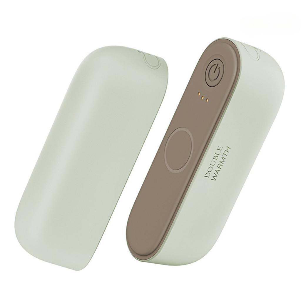 Portable Dual-Palm Rechargeable Magnets Hand Warmers USB Powered Lightweight Double Hand Warmer