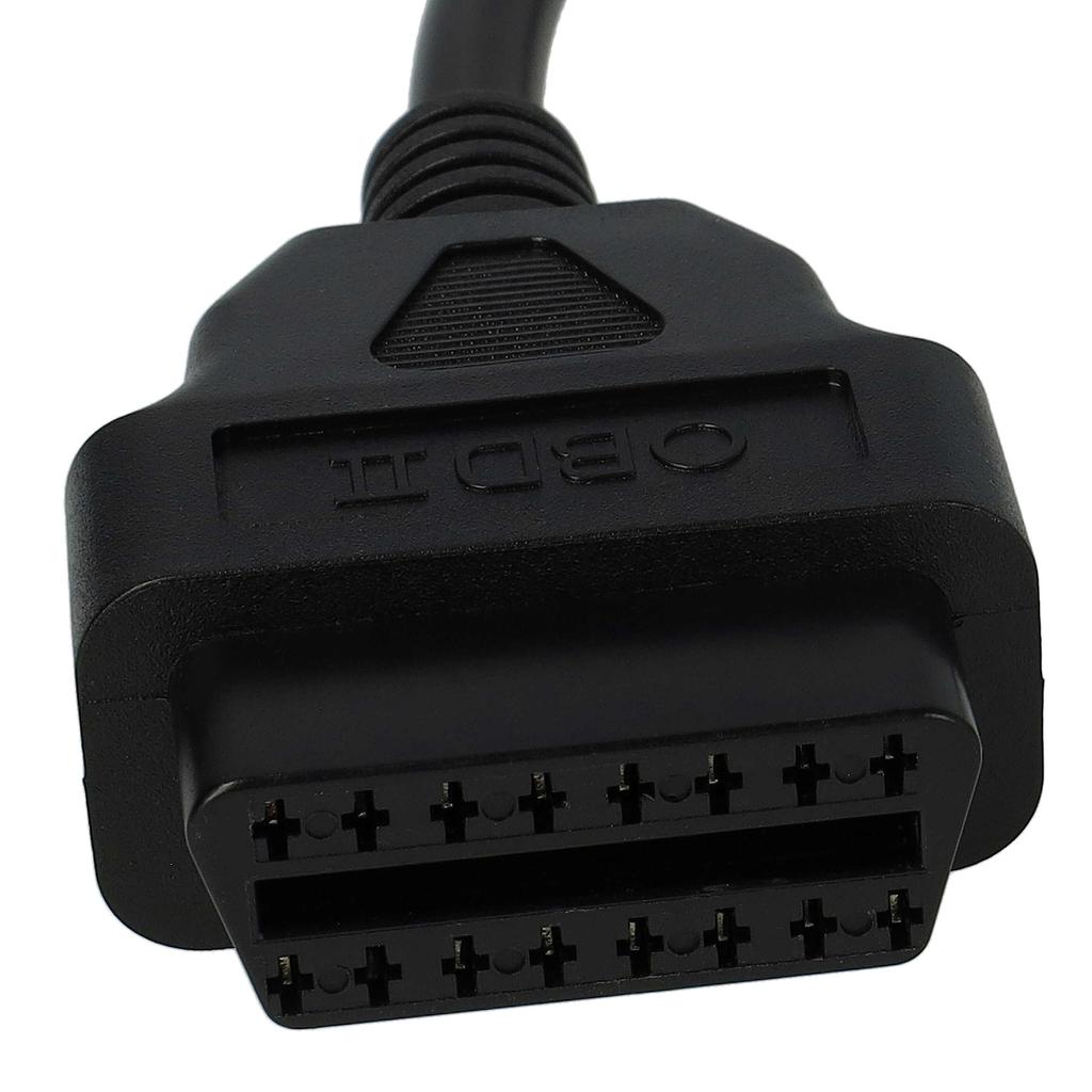 OBD2-adapter OBD2 4-pinners til OBD2 16-pinners Kompatibel med Yamaha FZ10 (2016–2019), MT07 (2017-2018), MT09 Motorsykkel, Scooter - 30cm