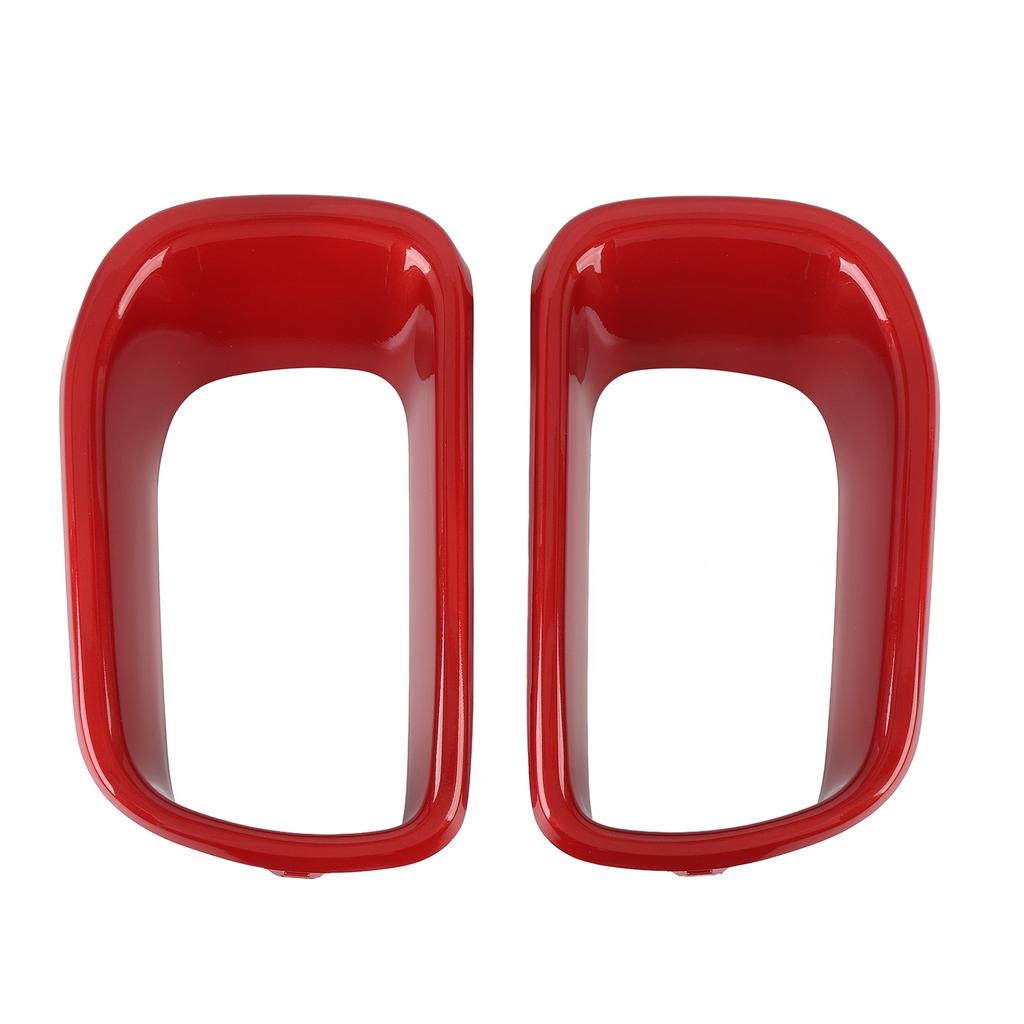 2Pcs Front Bumper Grille Guard 51117337810 Red Car Bumper Cover Front Air Duct Frame for F55 F56 F57 2014 to 2021