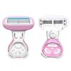 Women Portable Shaver Moisturizing Shaver 5 Blades Razor Safety Razor Blades Face/ Leg/ Armpit/ Bikini Beauty Hair Removal